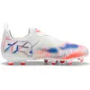 Image de Puma, Hommes, Chaussures de football, Future 8 Match LL FG/AG (31), Blanc, Rouge, Noir