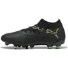 Image de Puma, Unisexe, Chaussures de football, Future 8 Match Fg/Ag (46.5), Orange, Noir