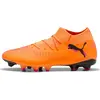 Image de Puma, Unisexe, Chaussures de football, Future 8 Match Fg/Ag (45), Noir, Orange