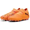 Image de Puma, Unisexe, Chaussures de football, Future 8 Match mg (42.5), Orange, Noir