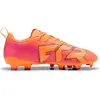 Image de Puma, Unisexe, Chaussures de football, FUTURE 8 PLAY FG/AG Jr (35), Orange, Noir