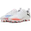 Image de Puma, Garçons, Chaussures de football, FUTURE 8 PLAY FG/AG Jr (37), Noir, Blanc