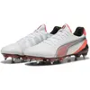 Image de Puma, Unisexe, Chaussures de football, King Ultimate Mxsg (40), Noir, Orange, Argent