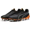 Image de Puma, Unisexe, Chaussures de football, King Ultimate Mxsg (42.5), Orange, Noir