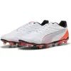 Image de Puma, Unisexe, Chaussures de football, King Pro Fg/Ag (42.5), Argent, Rouge, Blanc