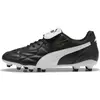 Image de Puma, Unisexe, Chaussures de football, King Top Fg/Ag (40.5), Noir, Blanc, Or