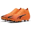 Image de Puma, Femmes, Chaussures de football, ULTRA 6 MATCH+ FG/AG Wn's (38.5), Orange, Noir