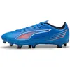 Image de Puma, Unisexe, Chaussures de football, Ultra 6 Play Fg/Ag (42), Blanc, Rouge, Bleu