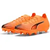 Image de Puma, Unisexe, Chaussures de football, Ultra 6 Pro Fg/Ag (45), Noir, Orange, Rouge