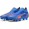 Image de Puma, Unisexe, Chaussures de football, ULTRA 6 MATCH+ FG/AG (42.5), Bleu, Blanc, Noir