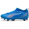 Image de Puma, Unisexe, Chaussures de football, ULTRA 6 MATCH FG/AG Jr (37), Bleu, Rouge, Blanc
