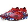 Image de Puma, Garçons, Chaussures de football, Future 8 Match Playmakers Fg/Ag Jr (30), Noir, Rouge