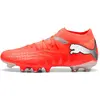 Image de Puma, Hommes, Chaussures de football, Future 9 Pro Fg/Ag (44), Orange, Gris, Rouge