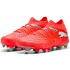 Image de Puma, Unisexe, Chaussures de football, Future 9 Match Fg/Ag (42), Rouge, Orange