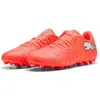 Image de Puma, Unisexe, Chaussures de football, Future 9 Play mg (42), Rouge, Blanc, Noir, Argent