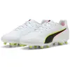 Image de Puma, Unisexe, Chaussures de football, KING 20 PLAY FG/AG (42.5), Rouge, Blanc, Jaune