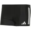 Image de Adidas, Hommes, Short de bain, Maillot de bain boxer 3S pour homme, noir/blanc, taille 40, Blanc, Noir, (9)