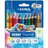 Image de Lyra, Écriture + dessin, Aquarellfarbstift TripleOne 12er-ET (12x)