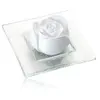 Image de Primavera Duftstein Rosenblüte mit Glasteller Aroma diffuser