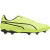 Image de Puma, Unisexe, Chaussures de football, King Match Fg/Ag (41), Noir, Vert