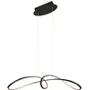 Image de Maytoni, Suspension, Curve LED Suspension, lampe à suspendre 42W Noir 85Ra Blanc neutre (2800 lm)