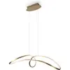 Image de Maytoni, Suspension, Curve LED Suspension, lampe à suspendre 42W couleur or 85Ra blanc neutre (2800 lm)