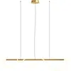 Image de Maytoni, Suspension, Tau LED Suspension, lampe à suspendre 30W couleur or blanc chaud (1250 lm)