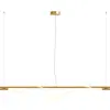 Image de Maytoni, Suspension, Tau LED Suspension, lampe à suspendre 21W couleur or blanc chaud (910 lm)
