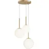 Image de Maytoni, Suspension, Basic form suspension, lampe à suspendre 3x E14 45cm couleur or (E14)