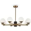 Image de Maytoni, Suspension, Marble Suspension, lampe à suspendre 8x E27 laiton (E27)