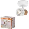Image de Osram, Spot de plafond, DECOR SPOT CORK WHITE 1x3.4W 927 DIM (GU10, 230 lm)