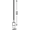 Image de Osram, Lampadaire, Smart Wifi Floor Corner Slim With Remote Control Black Slim RGB + Tw + Rc (280 lm)