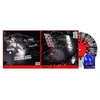 Image de Don't Try This Édition Limitée Vinyle Transparent avec un centre rouge et orange et éclaboussures noires et blanches