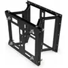 Image de Hagor VWH-5 Support vidéo mural pour écrans 140 à 190cm 55 à 75 pouces réglage fin de la profondeur tr... (Mur, 150 kg), Support mural pour TV, Noir