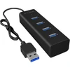 Image de ICY BOX 4 Poorten Hub USB 3.0 Zwart - [IB-HUB1409-U3]
