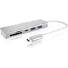 Image de Icy Box IB-HUB1413-CR (USB-C, 3 ports), Station d’accueil + hub USB, Argent