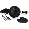 Image de ICY BOX IB-HUB1430 USB 3.2 hub + audio + stopcontact desk mountable