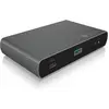 Image de Icy Box IB-HUB801-TB4 (4 ports), Station d'accueil + hub USB, Gris