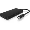 Image de Icy Box IB-HUB1429-CPD (USB-C, 4 ports), Station d'accueil + hub USB, Noir