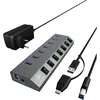 Image de Icy Box IB-HUB1701-C3 (USB-C, 7 ports), Station d’accueil + hub USB, Gris