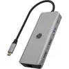 Image de Icy Box IB-DK4012-CPD (USB-C, 9 ports), Station d’accueil + hub USB, Noir