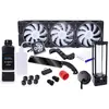 Image de Alphacool Core Hurrican 360mm XT45 HardTube, Refroidissement liquide CPU, Transparent, Gris, Noir