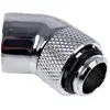 Image de Alphacool Adaptateur coudé 45° tournant G1/4 M sur G1/4 F, Raccord, Argent
