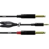 Image de Cordial CFY 3 WPP - Câble adaptateur Y (3 m, Câble AUX, Câble jack 6,3 mm), Câble audio