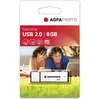 Image de AGFAPHOTO USB 2.0 argent 8Go 8Go (8 Go, USB-A), Clé USB, Argent