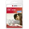 Image de AGFAPHOTO USB 2.0 argent 32GB (32 Go, USB-A), Clé USB, Argent