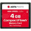 Image de Agfaphoto Compact Flash 4GB High Speed 120x MLC (4 Go, CF), Carte mémoire, Noir