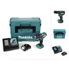 Image de Makita, Perceuse + Visseuses sans fil, DHP 483 RA1J 18 V Li-Ion Brushless Perceuse visseuse à percussion sans fil avec boîtier