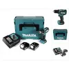 Image de Makita, Perceuse + Visseuses sans fil, DDF 485 RMJ 18 V Li-Ion Perceuse visseuse sans fil Brushless 13 mm + Coffret MakPac + 2 x Bat