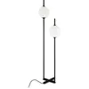 Image de Maytoni, Lampadaire, The Sixth Sense LED Lampadaire, Lampadaire 2x 12W Noir Blanc Chaud (750 lm)